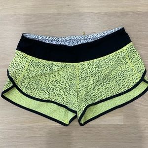 Lululemon running shorts, size 6